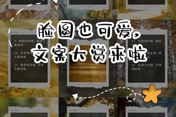 圆脸女孩的霸气句子(圆脸福气的句子)