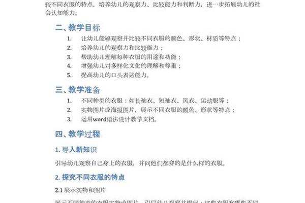幼儿园穿衣服礼仪教案和反思_幼儿园着装礼仪教案和反思