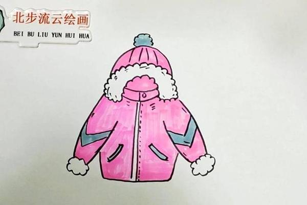 穿衣图片简笔画女孩 幼儿棉衣简笔画图片大全