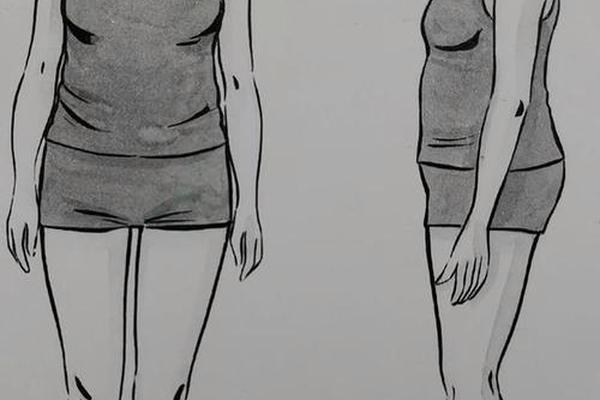 t型身材穿搭素描(T型身材应该走什么风格)