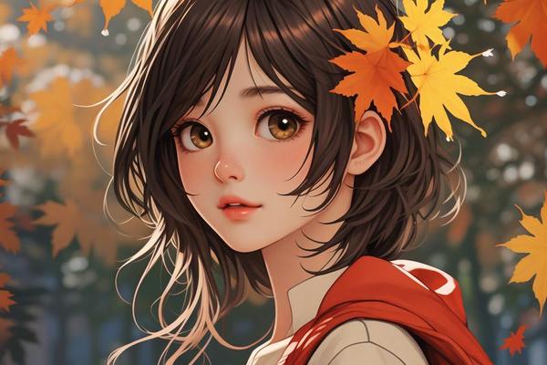 秋天女生搭配_秋天女生头像