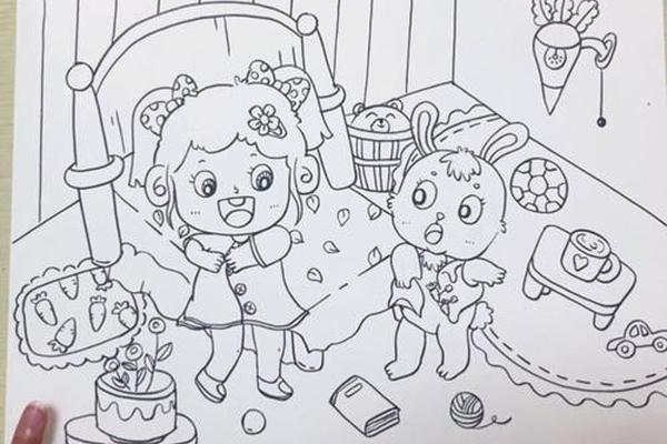 穿衣服示范图怎么画的(简笔画自己穿衣服的样子)