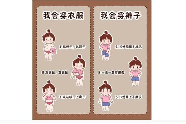 穿衣服的步骤图片、穿衣服的方法步骤