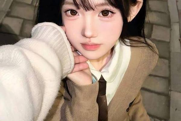 圆脸小姐姐头像真人图片,小姐姐头像图片可爱