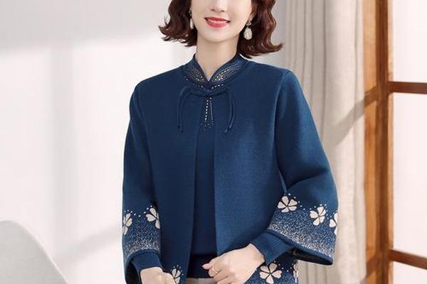 中老年人女装上衣、60-70岁洋气女装全套