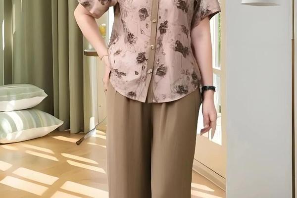 中老年妇女衣服搭配图片-中老年人服装搭配图片