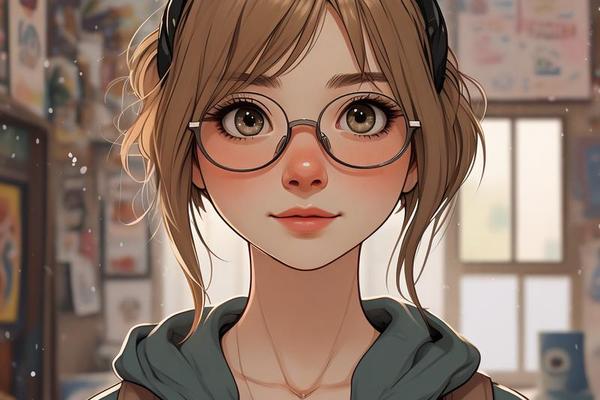 圆脸小姐姐头像动漫可爱,圆脸女生头像