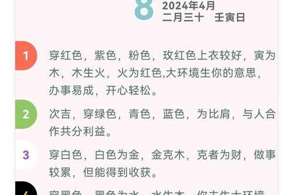 今日五行穿衣服颜色_每日穿衣颜色五行搭配