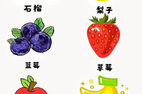 6种寓意好的水果卡通图画_6个寓意好的水果 6种寓意好的水果卡通图画_6个寓意好的水果