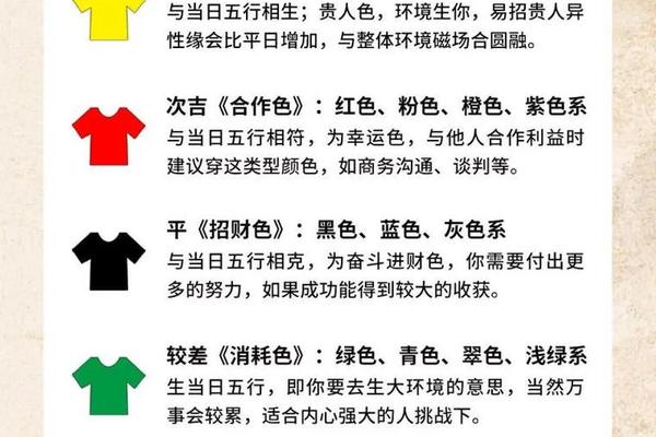 每日穿衣宜忌查询、今日穿衣服颜色运势