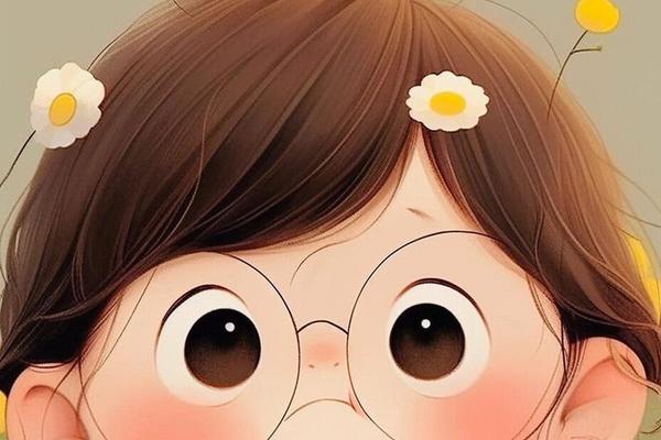 圆脸小姑娘图片卡通,卡通图片 可爱 头像