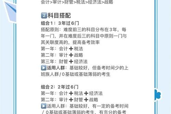 注会考试怎么搭配三科内容的;注会最简单的科目是什么