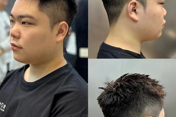圆脸怎么显瘦 发型 男;圆脸微胖男生适合的发型图片