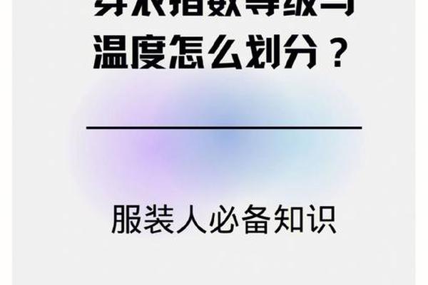 穿衣指数今天 今日穿衣