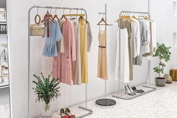 女装店展示架摆放(女装店展示架效果图)