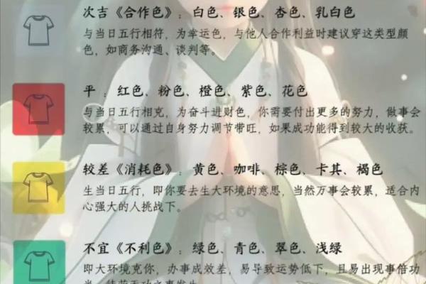 穿衣五行每日分享汉程网、每日穿衣颜色搭配指南汉程网