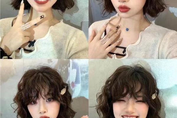 圆脸的女孩子适合什么样的卷发、圆脸怎么改善脸型