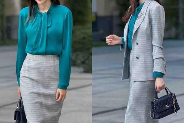 衬衫叠穿怎么搭配裤子女生-衬衫叠穿衣服搭配图片