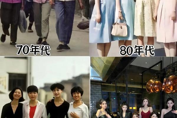 80年代服装搭配、70、80怀旧复古服装图片