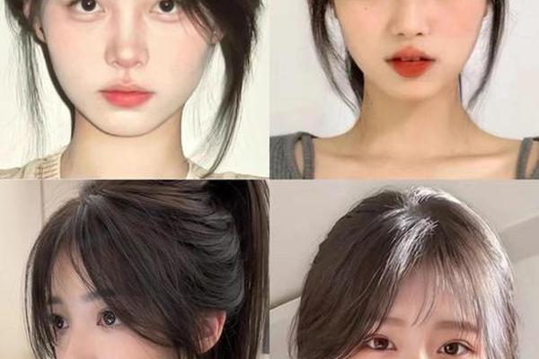 圆脸女生照片日常图片—圆脸怎么改善脸型