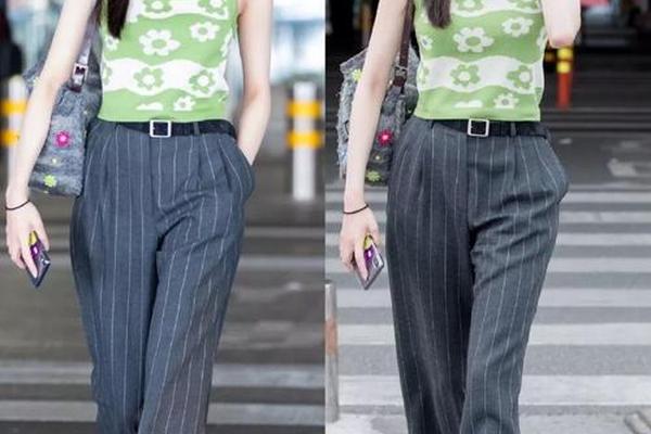 明星夏日机场穿搭图片;女明星职业装穿搭